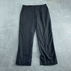 Banana Republic Mens Gray Dress Pants Size 38/32 Polyester & Viscose Blend 0959